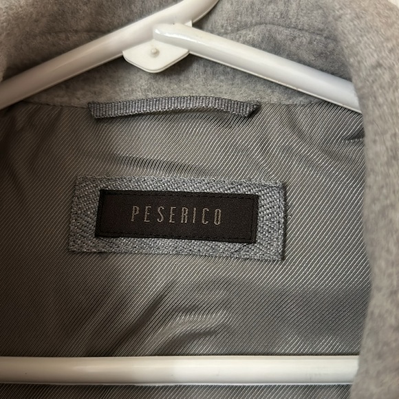 Peserico Light Gray wool trench coat - Picture 2 of 6